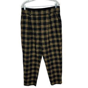 Veronica Beard Plaid Ankle Dress Pants. Size Large (12-14).